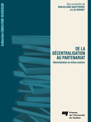 cover image of De la décentralisation au partenariat